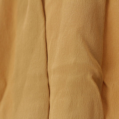 Prada Vintage Silk Pleated Wrap Skirt Beige Brown 40 — view 7
