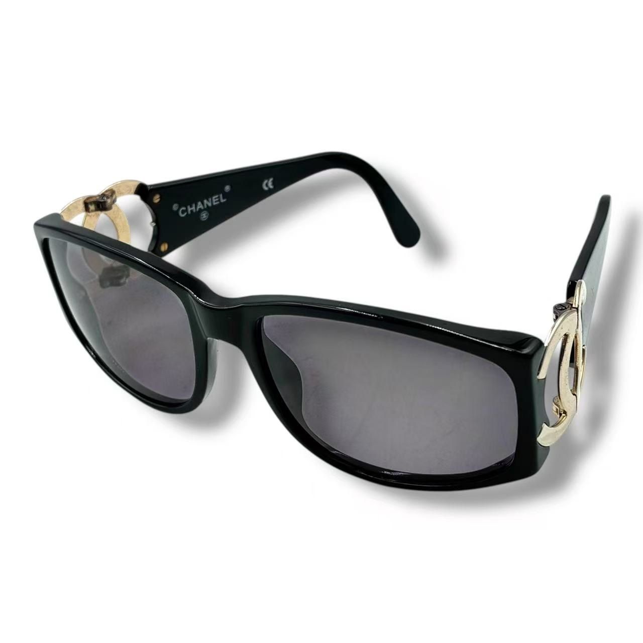 Chanel Sunglasses CC Logo Log Black Eyewear — view 2