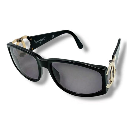 Chanel Sunglasses CC Logo Log Black Eyewear — view 2