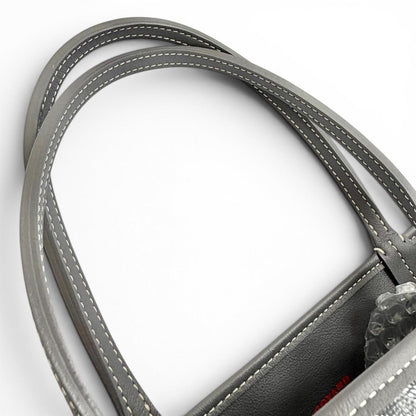 Goyard Anjou PM Tote Bag in Canvas Leather Gray French — view 8