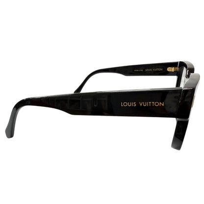 Louis Vuitton Optical LV Escape Blue Ray Light Purple External Cut Sunglasses — view 4