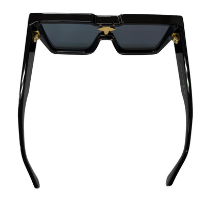 Louis Vuitton Cyclone S Square Sunglasses Black Blue Lens 150 Eyewear — view 6