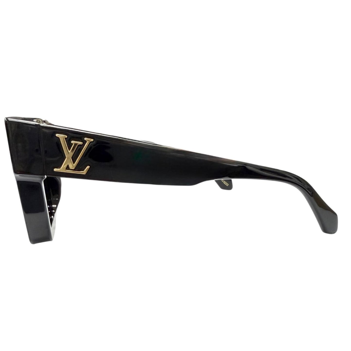 Louis Vuitton Cyclone S Square Sunglasses Black Blue Lens 150 Eyewear — view 4