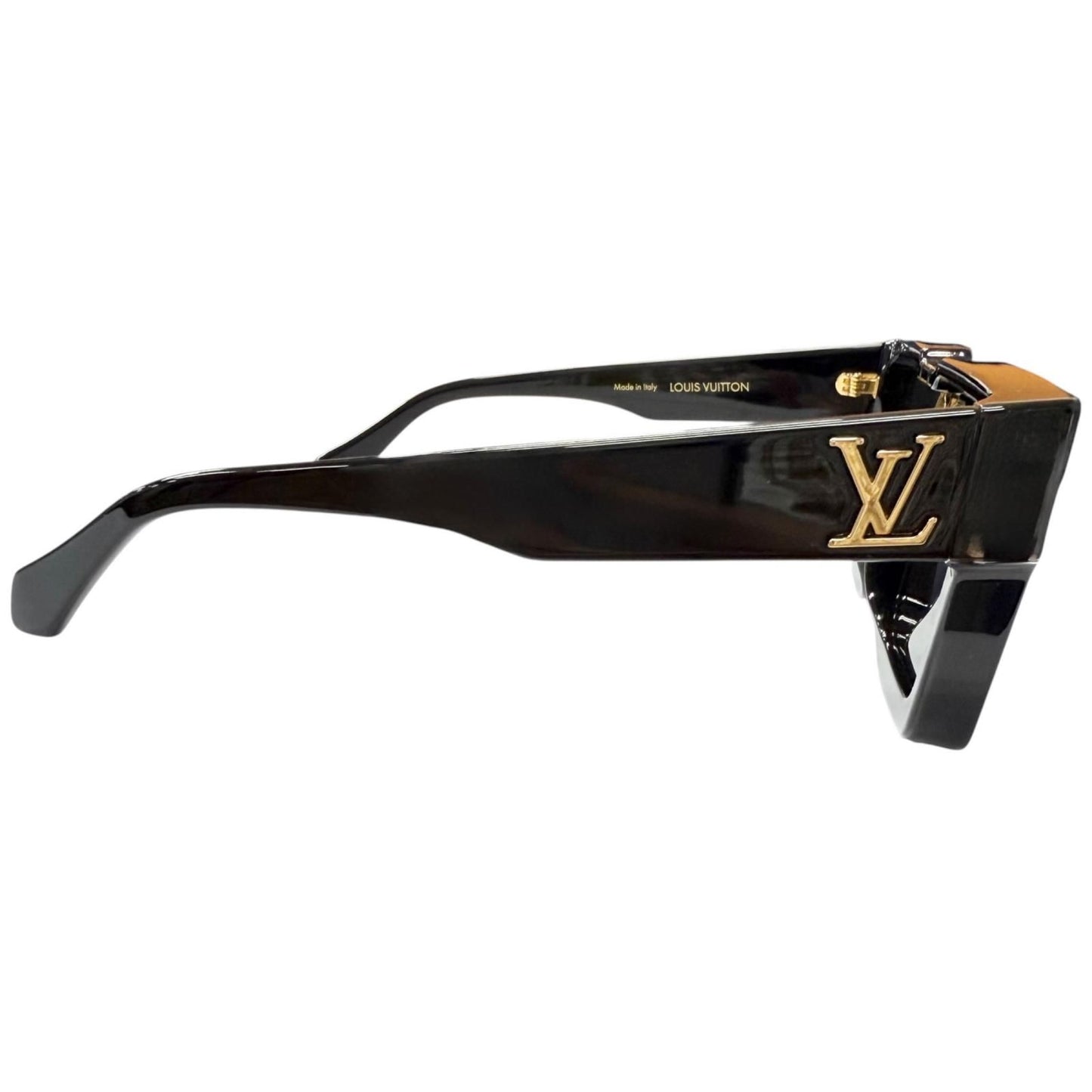 Louis Vuitton Cyclone S Square Sunglasses Black Blue Lens 150 Eyewear — view 5