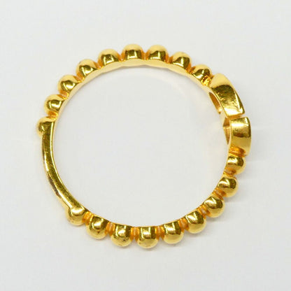 Dior CD Logo Ring L Metal Gold — view 5