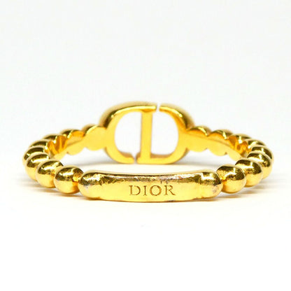 Dior CD Logo Ring L Metal Gold — view 4