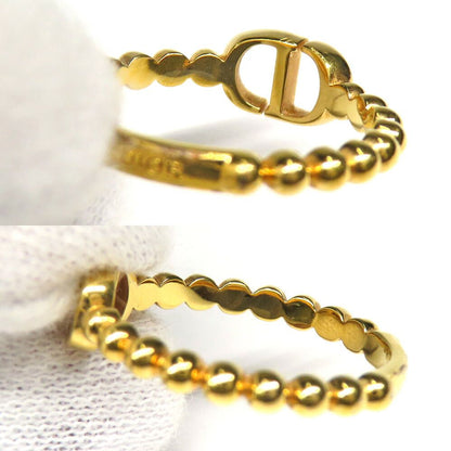 Dior CD Logo Ring L Metal Gold — view 7