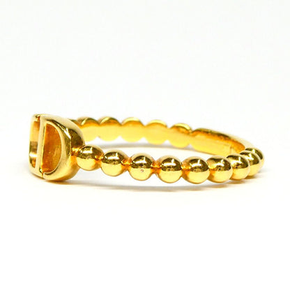 Dior CD Logo Ring L Metal Gold — view 2
