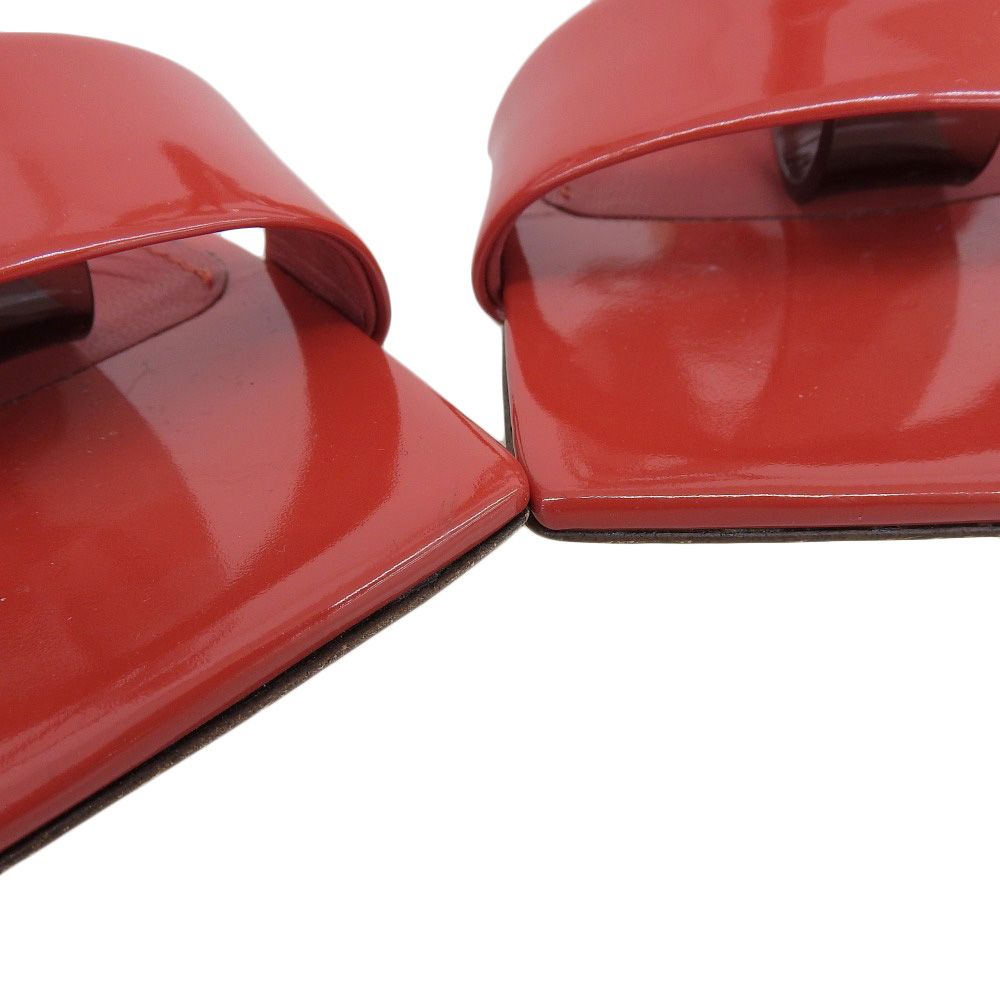 Dolce & Gabbana DG Logo Heels Patent Leather Sandals Almost — view 3