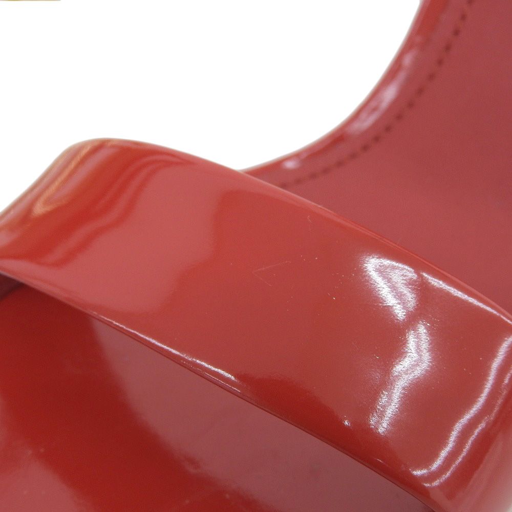 Dolce & Gabbana DG Logo Heels Patent Leather Sandals Almost — view 6