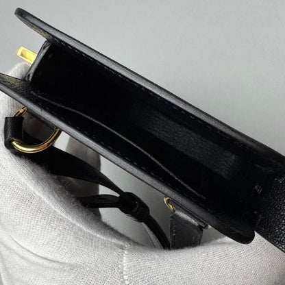 Hermes Akabox Smartphone Shoulder Bag Black — view 3