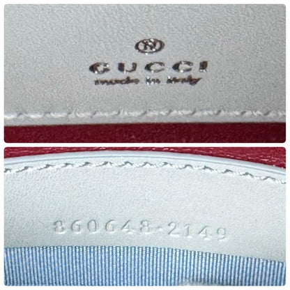 Gucci Yuko Higuchi Chain Shoulder Bag Blue — view 8