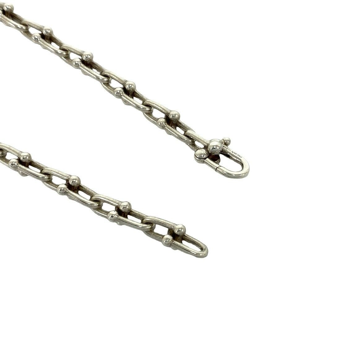Tiffany & Co HardWear Small Link Necklace 925 Sterling Silver Pendant — view 4