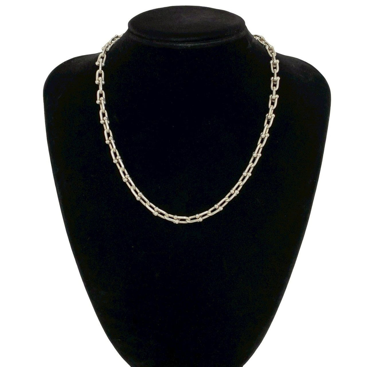 Tiffany & Co HardWear Small Link Necklace 925 Sterling Silver Pendant — view 2