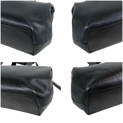 Prada Triangle Logo Key Ring Mini Boston Bag Top Handle — view 5