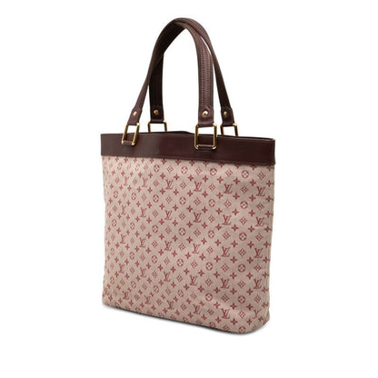 Louis Vuitton Monogram Mini Lucille GM Tote Bag Cerise Red Canvas Leather — view 2