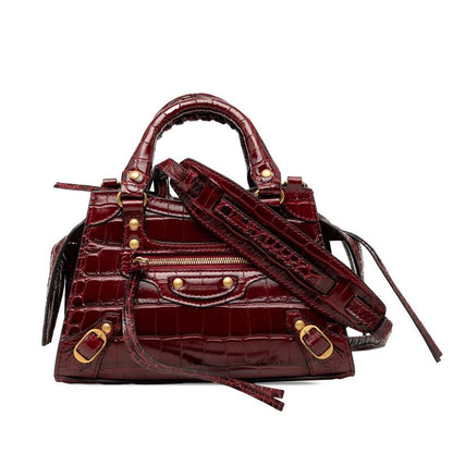 Balenciaga Croco Shoulder Bag