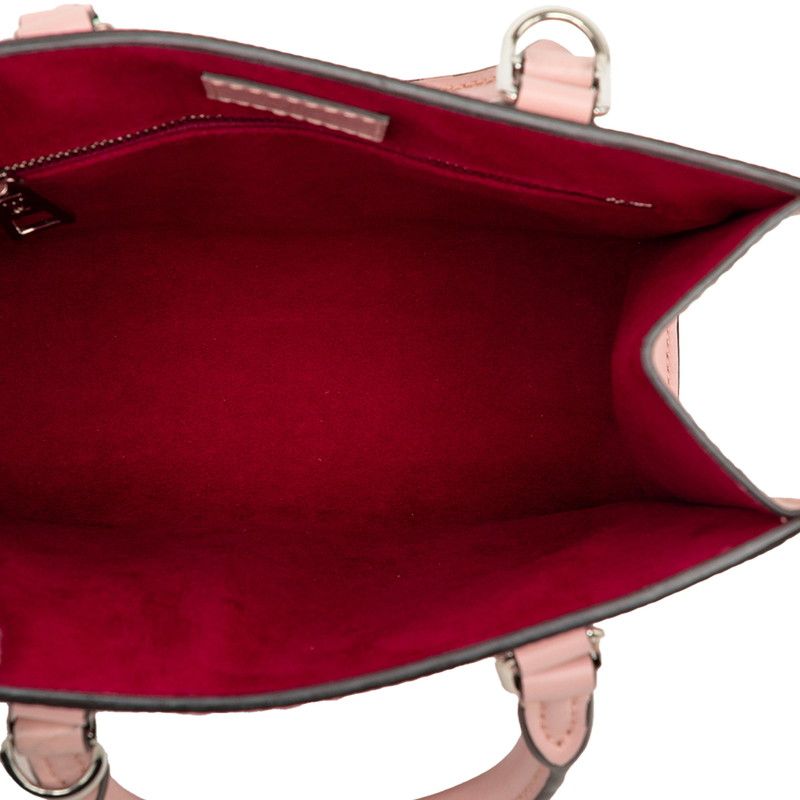 Louis Vuitton Epi Sac Plat BB 2-Way Shoulder Bag Rose Velours Pink Leather — view 4