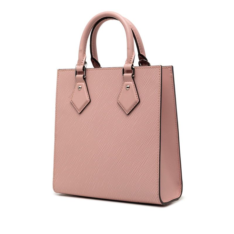 Louis Vuitton Epi Sac Plat BB 2-Way Shoulder Bag Rose Velours Pink Leather — view 2