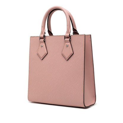 Louis Vuitton Epi Sac Plat BB 2-Way Shoulder Bag Rose Velours Pink Leather — view 2