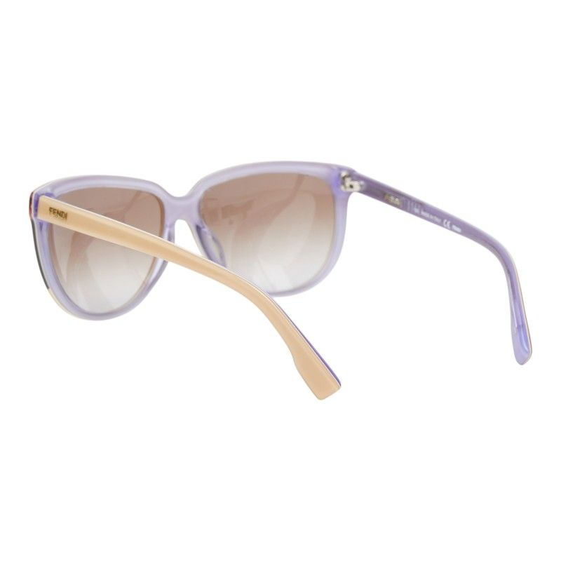 Fendi Sunglasses Beige Red Purple Acetate Eyewear — view 2