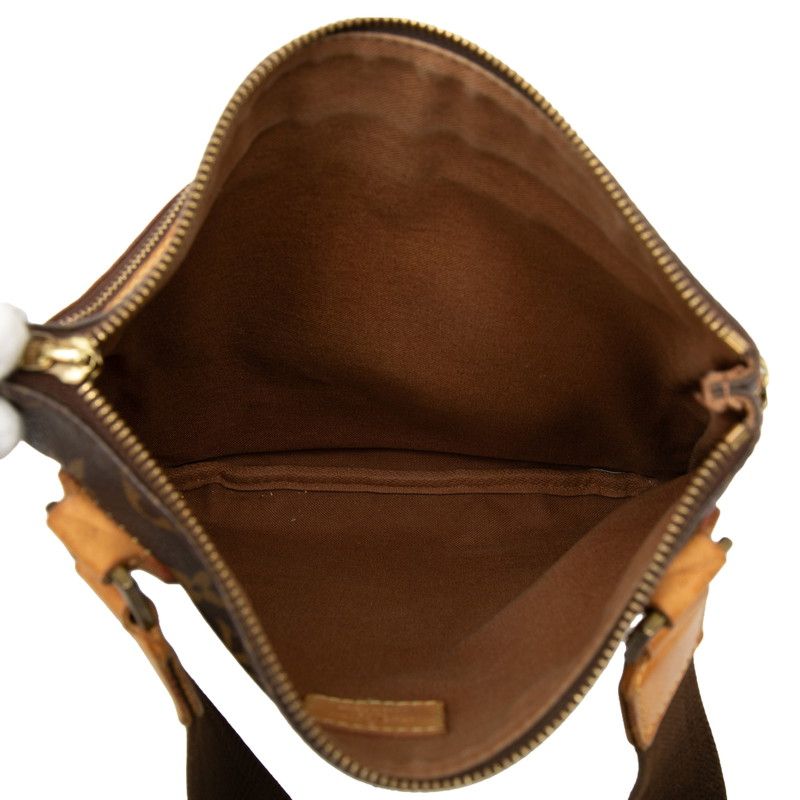 Louis Vuitton Monogram Pochette Bosphore Crossbody Shoulder Bag Brown Leather — view 4
