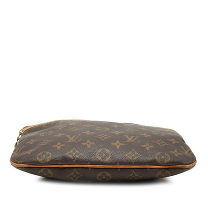 Louis Vuitton Monogram Pochette Bosphore Crossbody Shoulder Bag Brown Leather — view 3