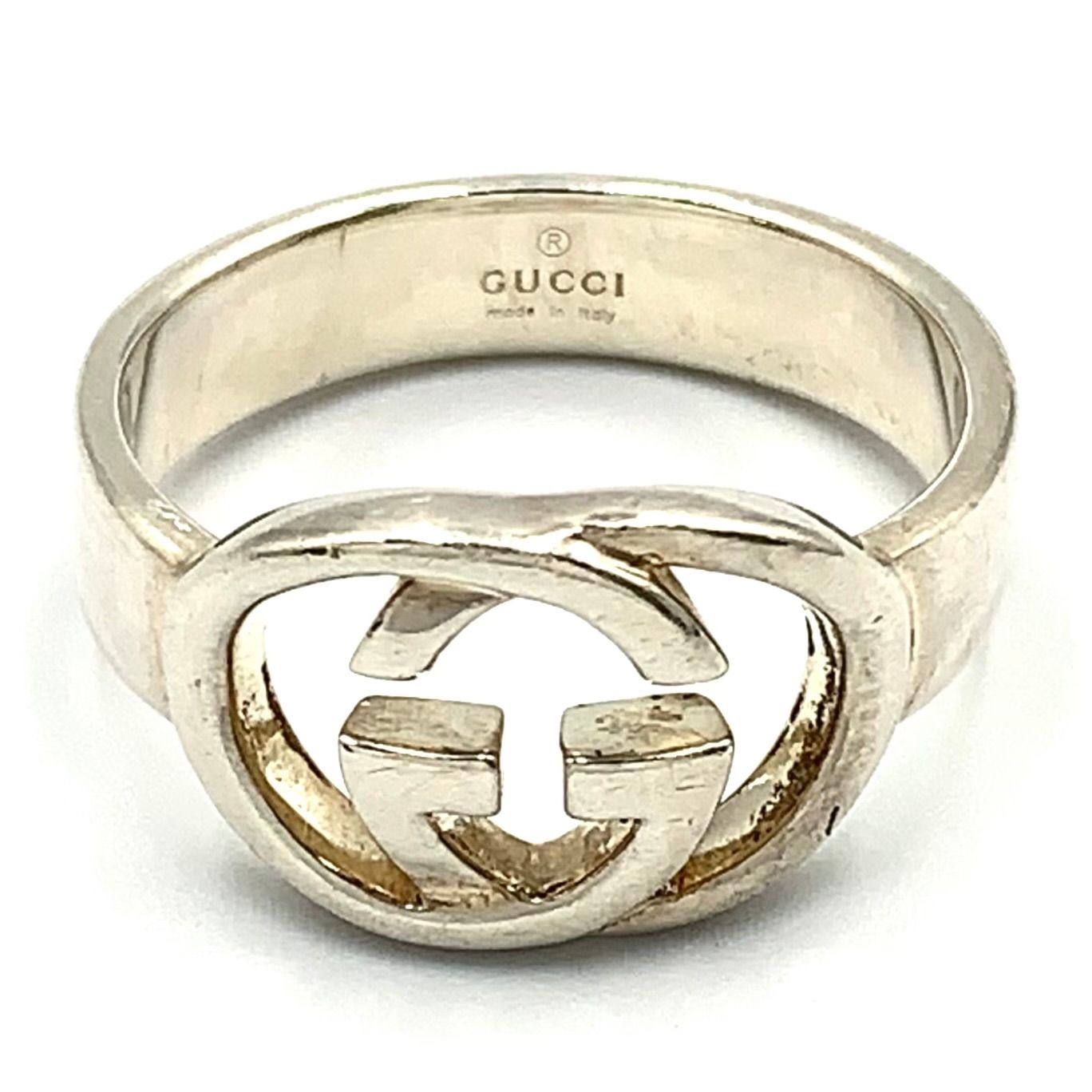 Gucci Interlocking G Silver Ring