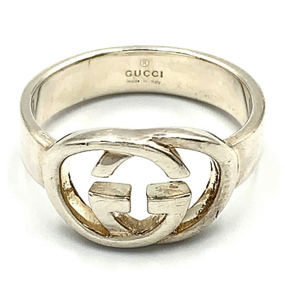 Gucci Interlocking G Silver Ring