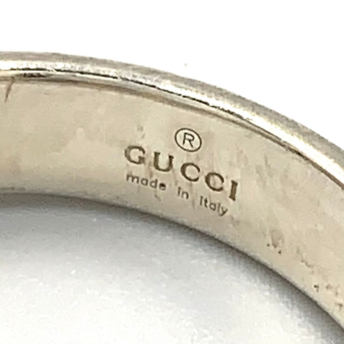 Gucci Interlocking G Silver Ring — view 4