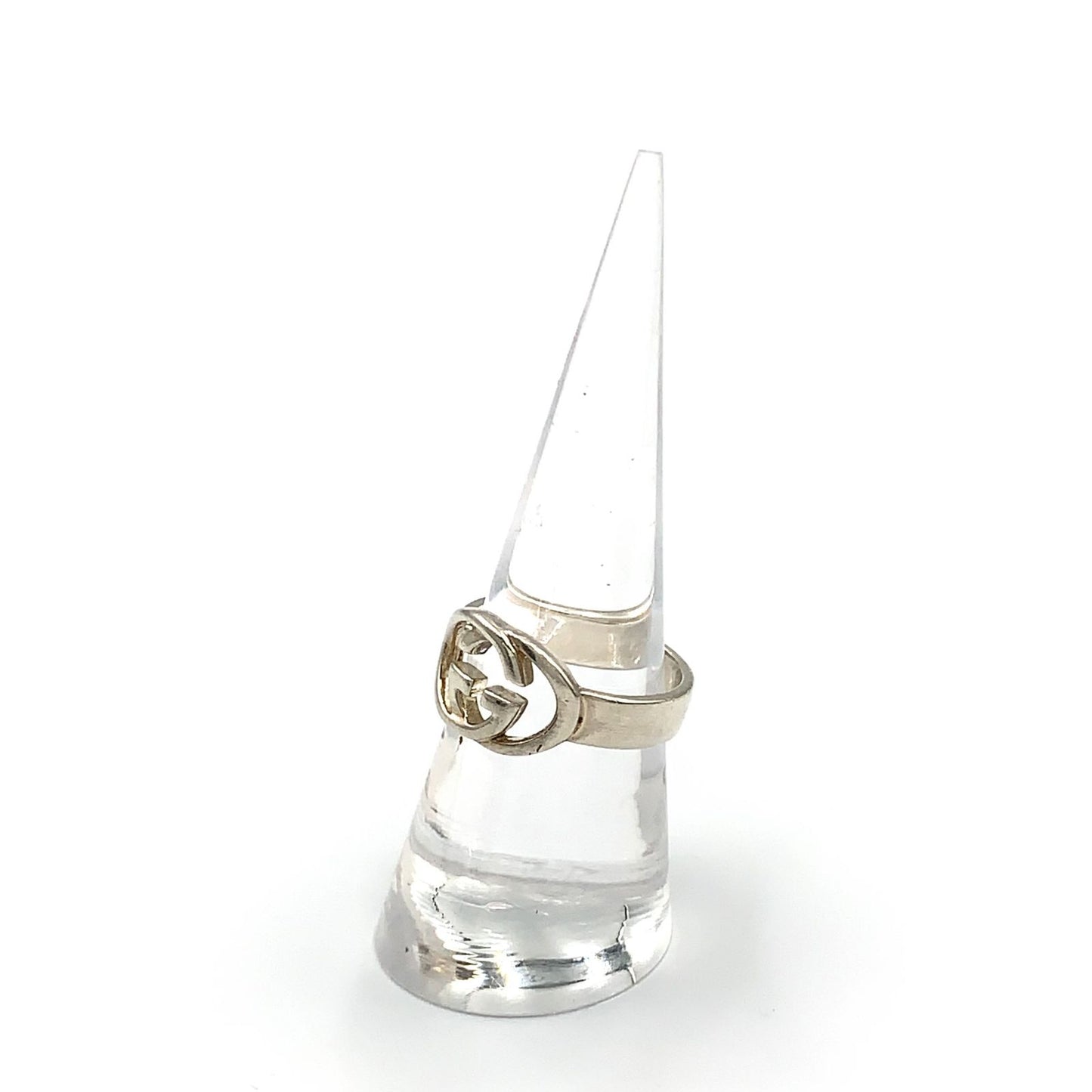 Gucci Interlocking G Silver Ring — view 7