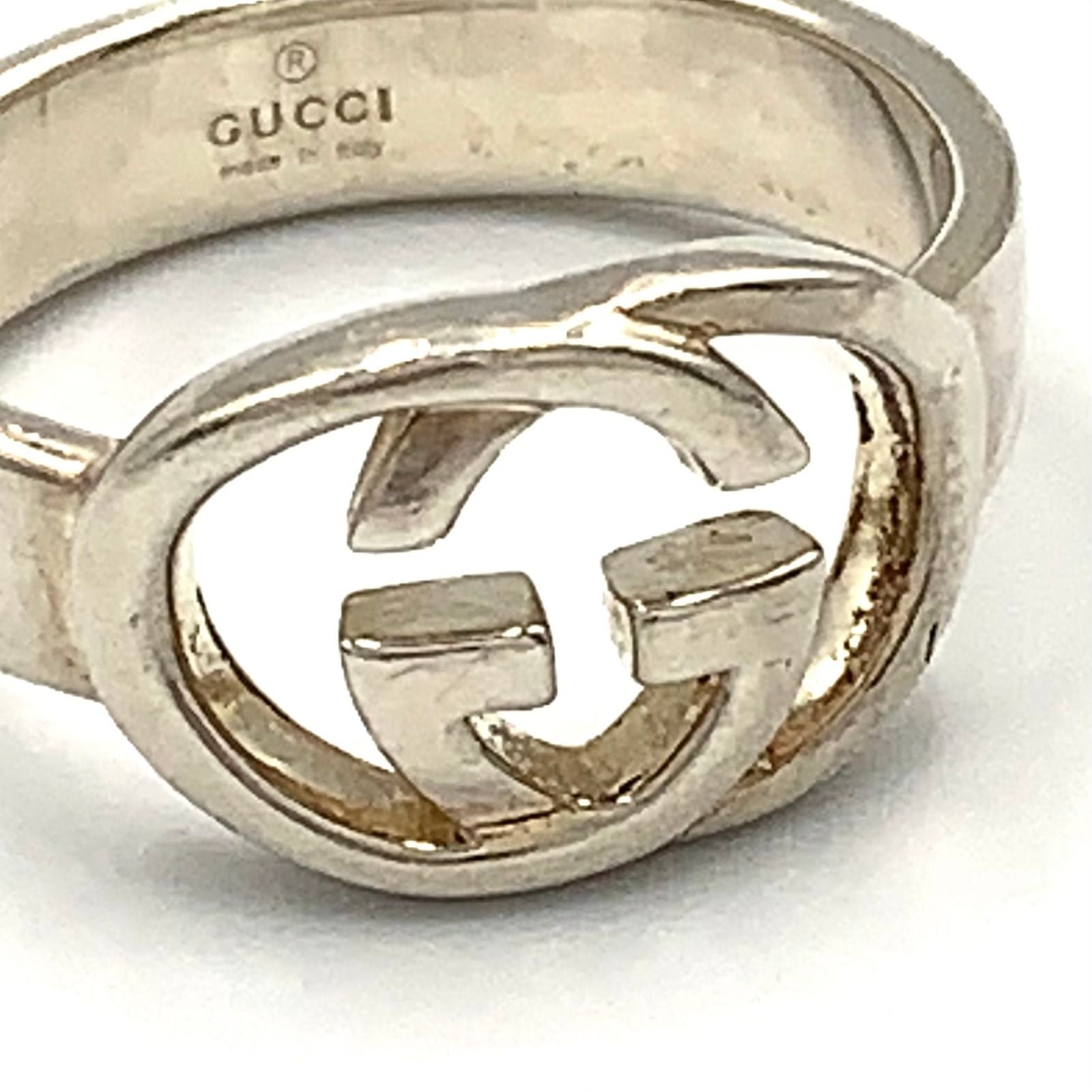 Gucci Interlocking G Silver Ring — view 8