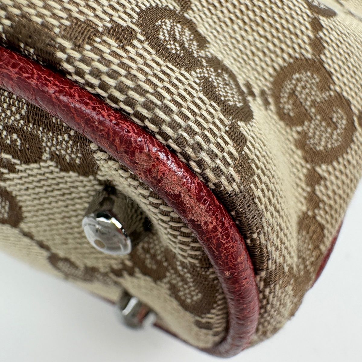 Gucci GG Pattern Tote Bag Canvas Beige — view 3