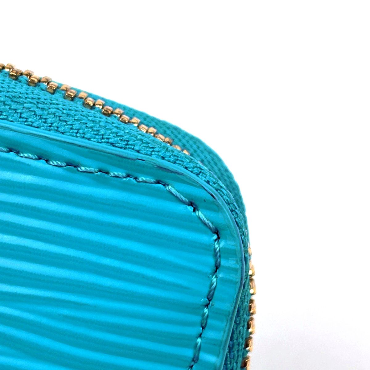Louis Vuitton Zippy Coin Purse LV Takashi Murakami Case Epi Kabila Blue — view 3