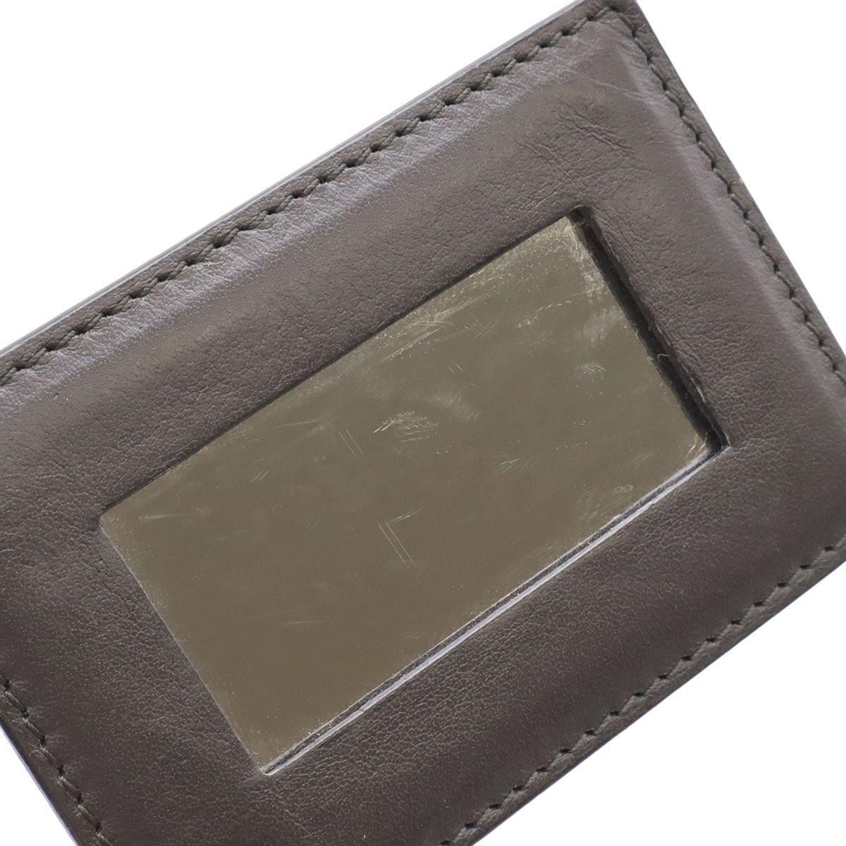 Balenciaga Paper Zip Around Tote Bag Leather Gray with Mirror — view 8