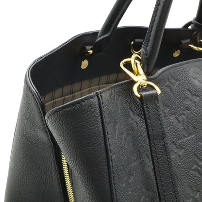 Louis Vuitton Monogram Empreinte Montaigne GM Tote 2-Way Shoulder Bag Noir — view 7