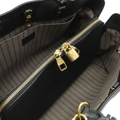 Louis Vuitton Monogram Empreinte Montaigne GM Tote 2-Way Shoulder Bag Noir — view 5