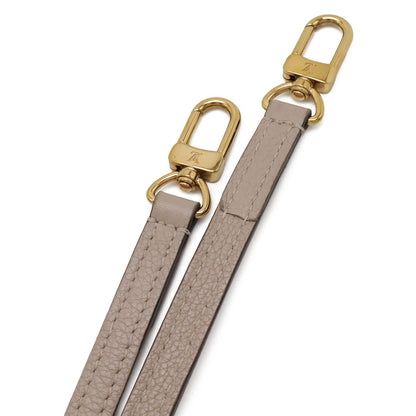 Louis Vuitton Nano Lockme Bucket Mini Shoulder Bag Drawstring Leather Beige Gold — view 5