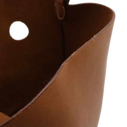 Hermes Manjoire PM Shoulder Bag Leather Brown Silver — view 5