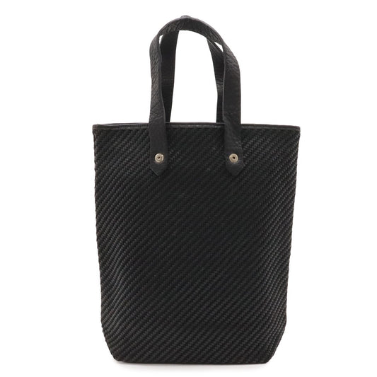 Hermes Amedaba Diago PM Tote Bag Wool Leather Black Silver