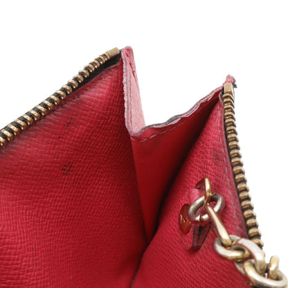 Louis Vuitton Monogram Multicolor Pochette Cles Coin Purse Noir Grenard — view 6