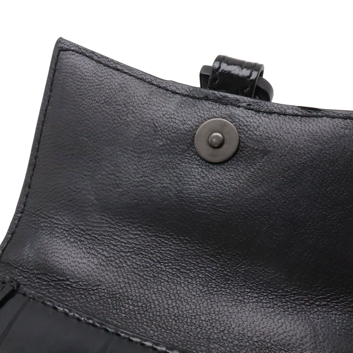 Balenciaga Hourglass Mini Bag 2-Way Chain Pochette Croco — view 7