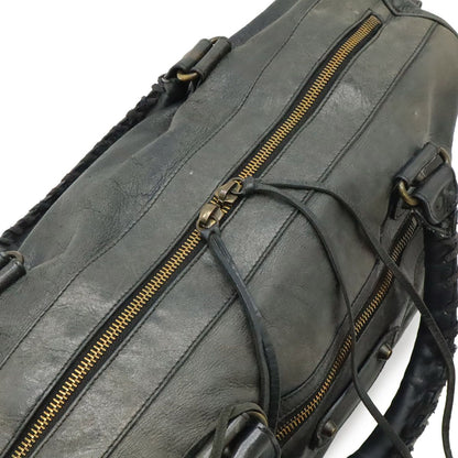 Balenciaga the Twig 2-Way Shoulder Bag Leather Dark Gray Mirror Included — view 6