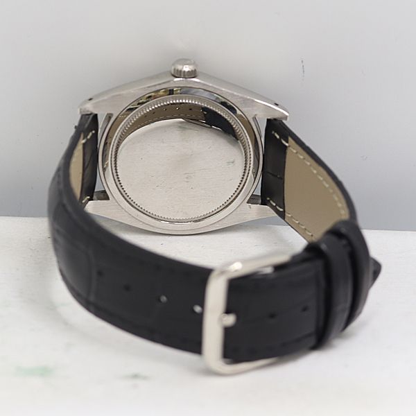 Rolex Oyster Date Precision Hand Wound Navy Dial Watch — view 4