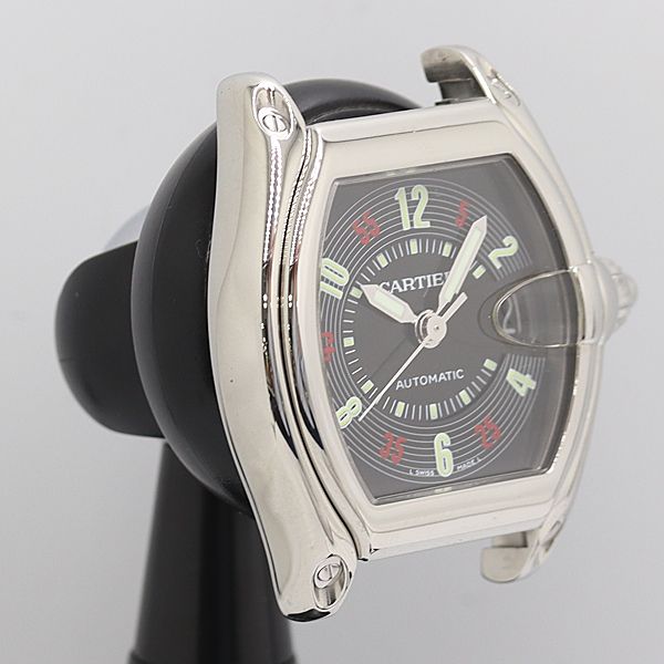 Cartier Roadster LM Automatic Date Black Dial Watch — view 2