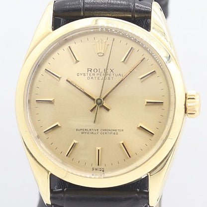 Rolex Oyster Perpetual Automatic Gold Dial Watch