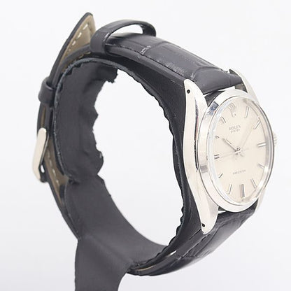 Rolex Oyster Precision Hand Wound Silver Dial Watch — view 2
