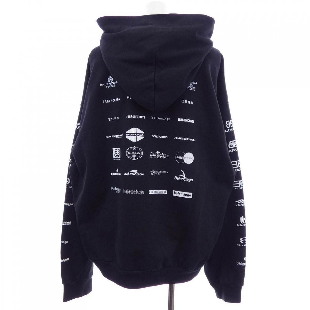 Balenciaga Hoodie Black — view 2