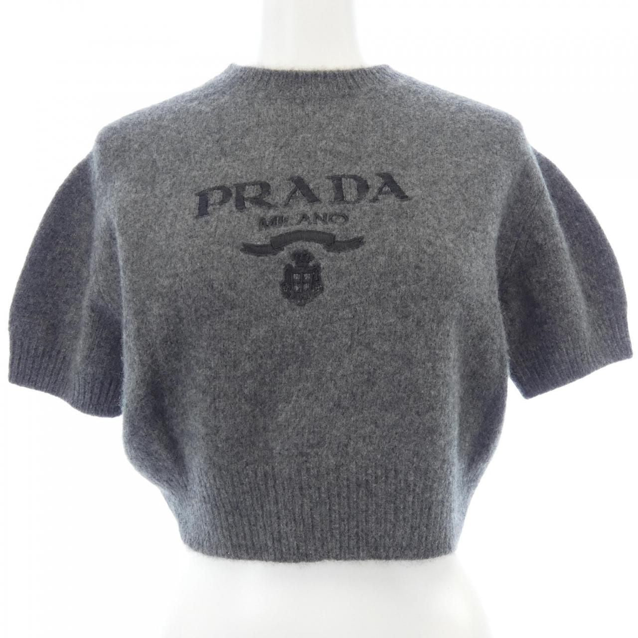 Prada Knit Sweater Gray