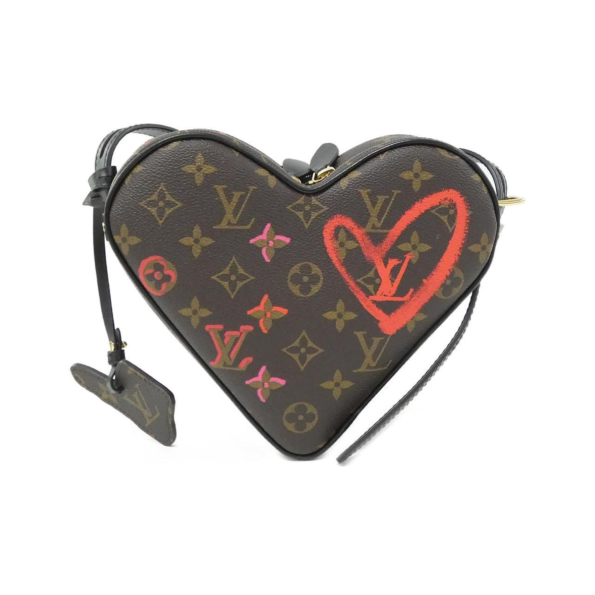 Louis Vuitton Monogram Sac Cool Shoulder Bag Heart — view 2